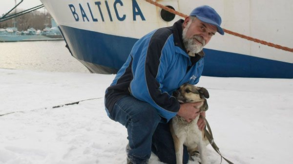 Baltic, the spunky dog who floated at least 75 miles on an ice floe down 