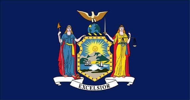 new york state flag outline. the new york state flag.